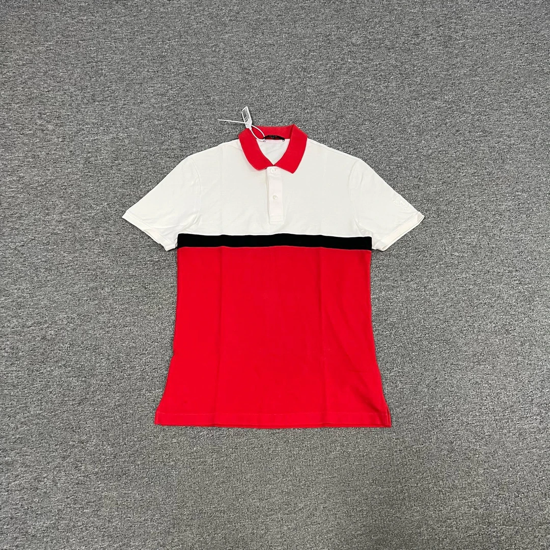 99新 AMIPARIS Gucci 红白polo短袖L码