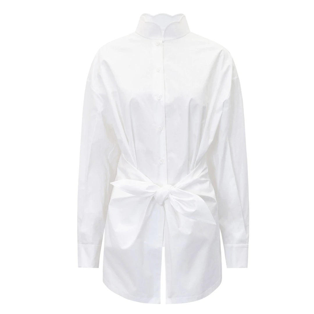 Messential C328绽白密棉衬衫