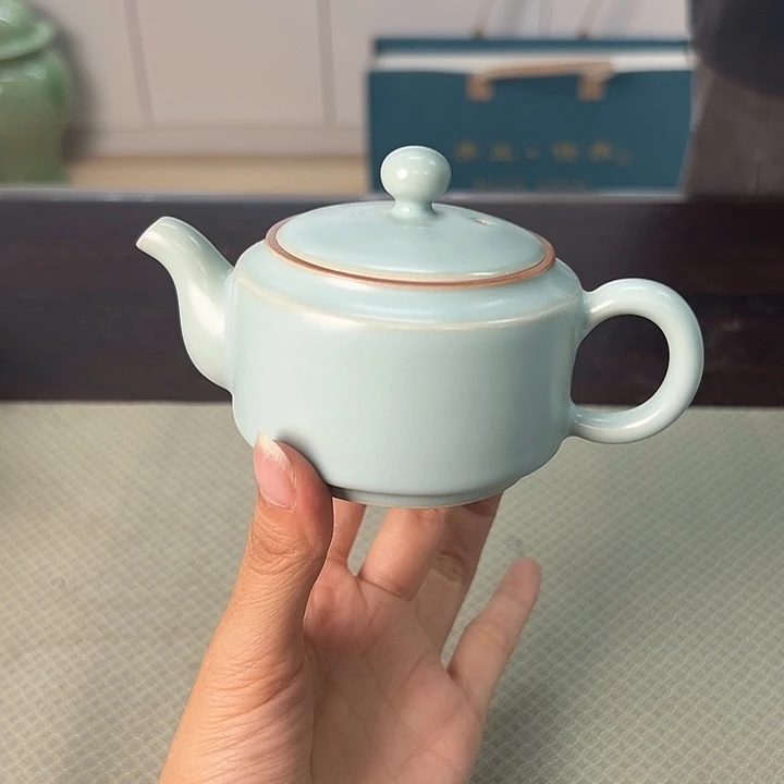 龙泉云间青瓷小米茶器