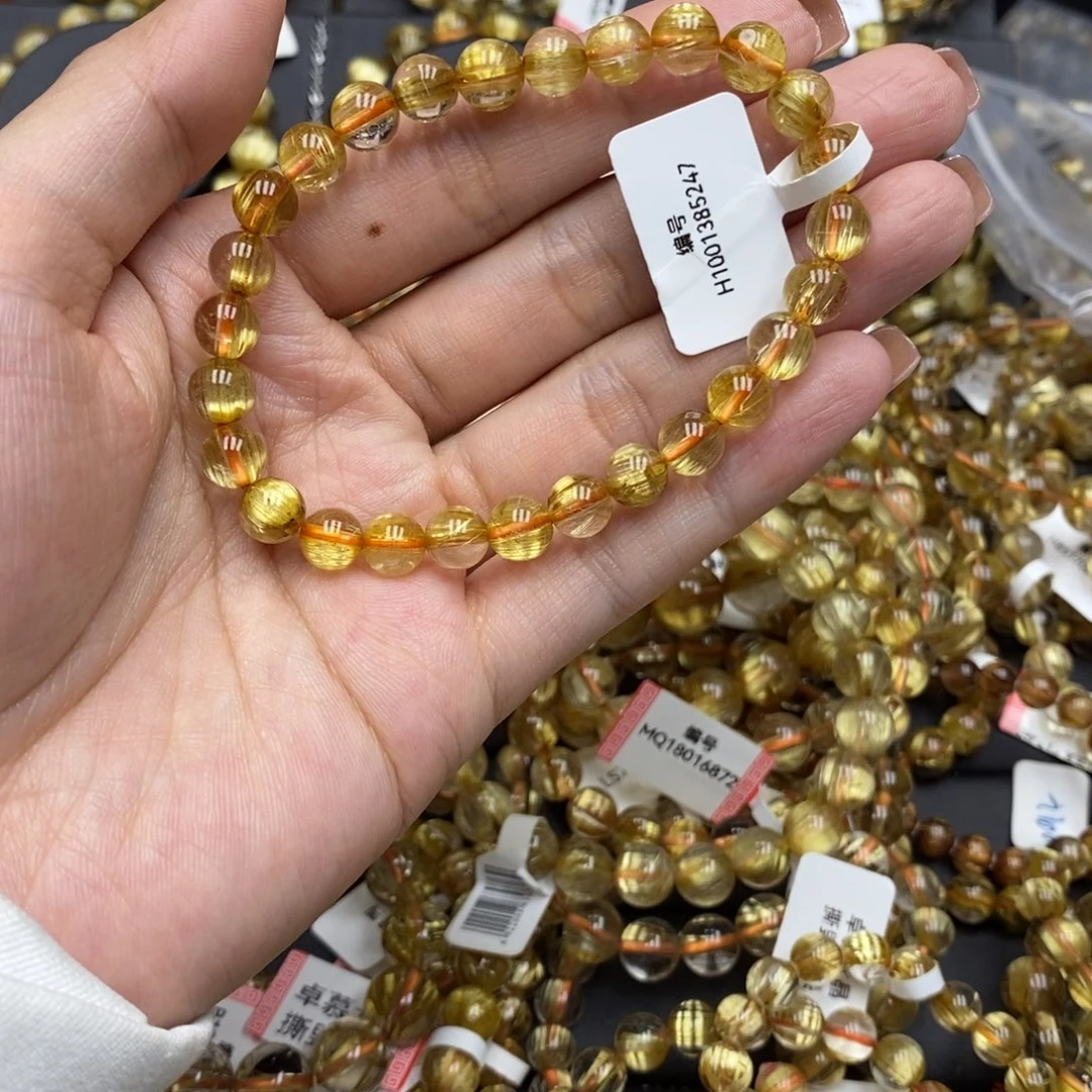 发晶手串未镶嵌卓慕水晶钛晶H1001385247J13.58