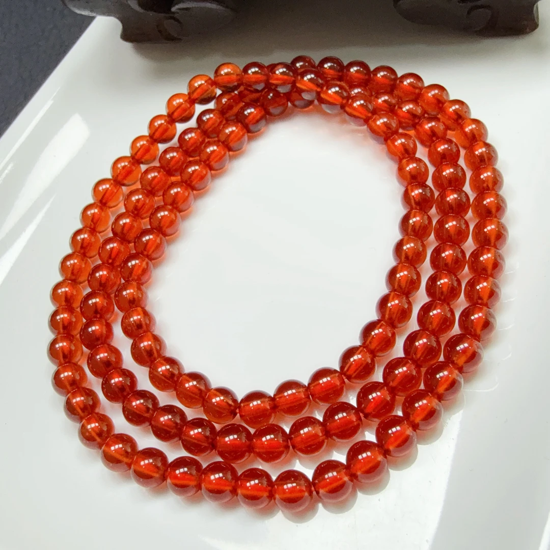 【伟伟鉴定】芬达石 净体 圆珠长串5.8时尚长链珠珠轻奢