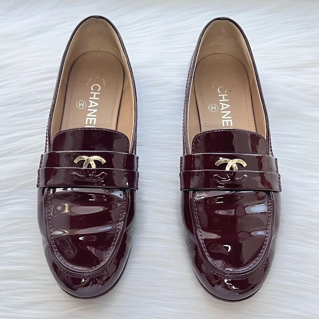 99新 Chanel/香奈儿 乐福单鞋 38码 公价8.2k 70136