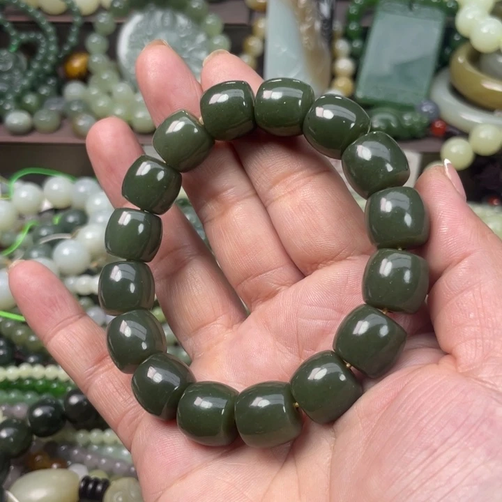 和田玉未镶嵌套链