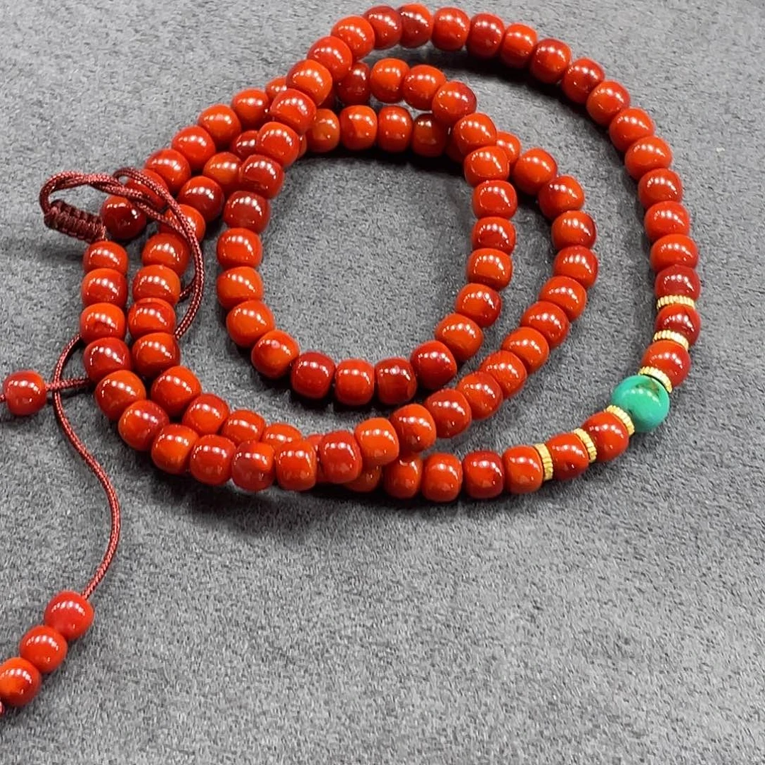 南红玛瑙未镶嵌颈饰