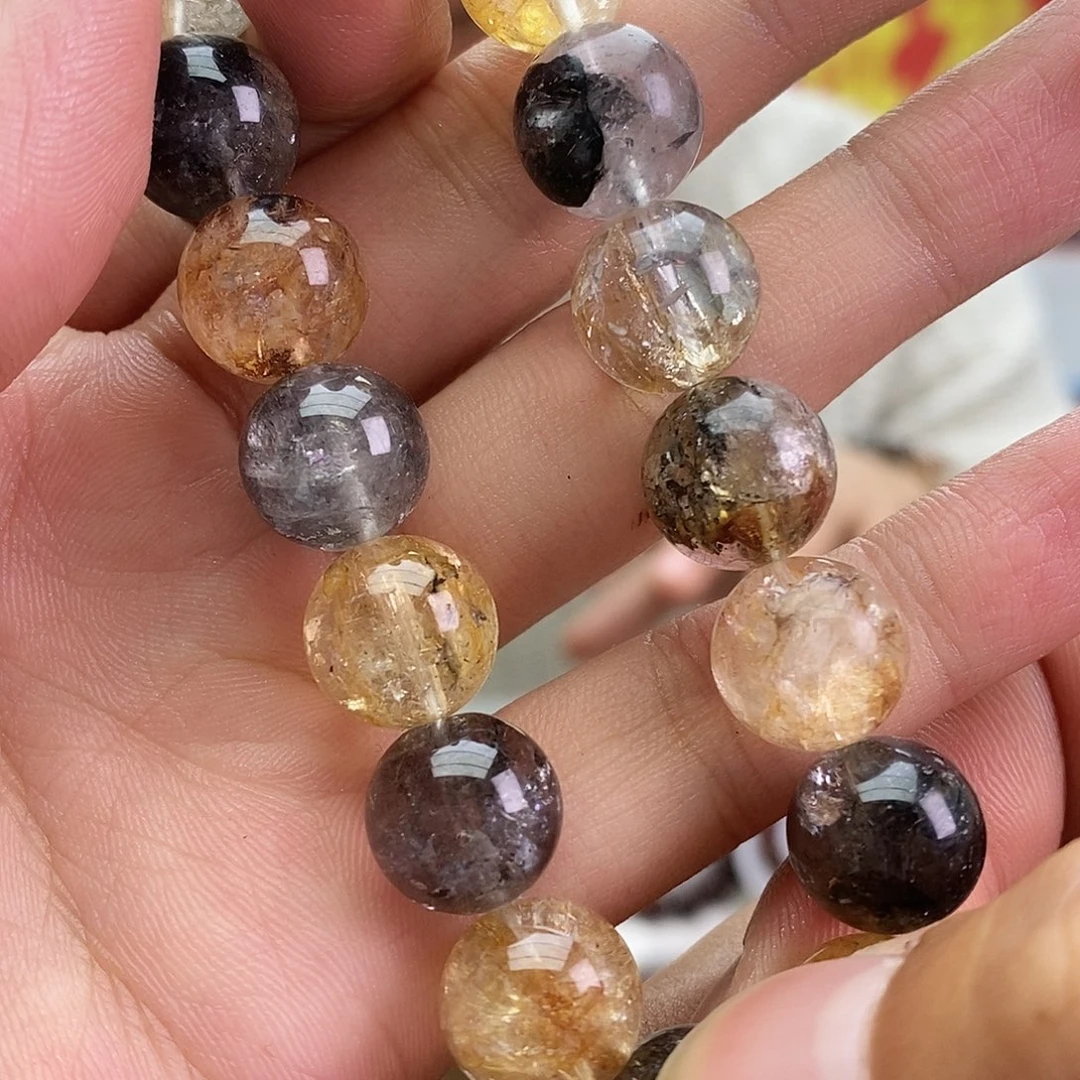 水晶手链未镶嵌多样性发一