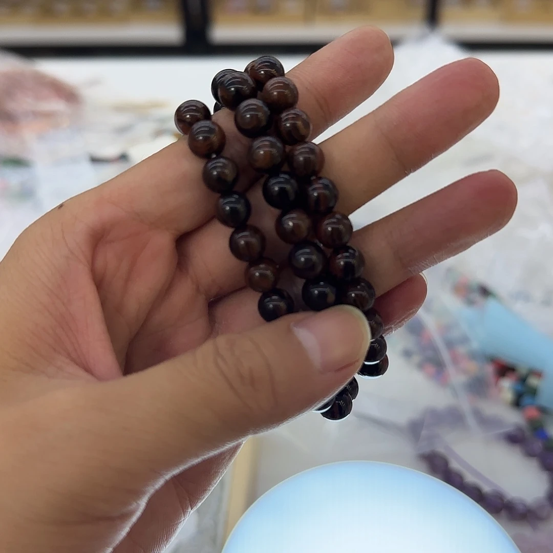 未镶嵌手链水晶红曜石