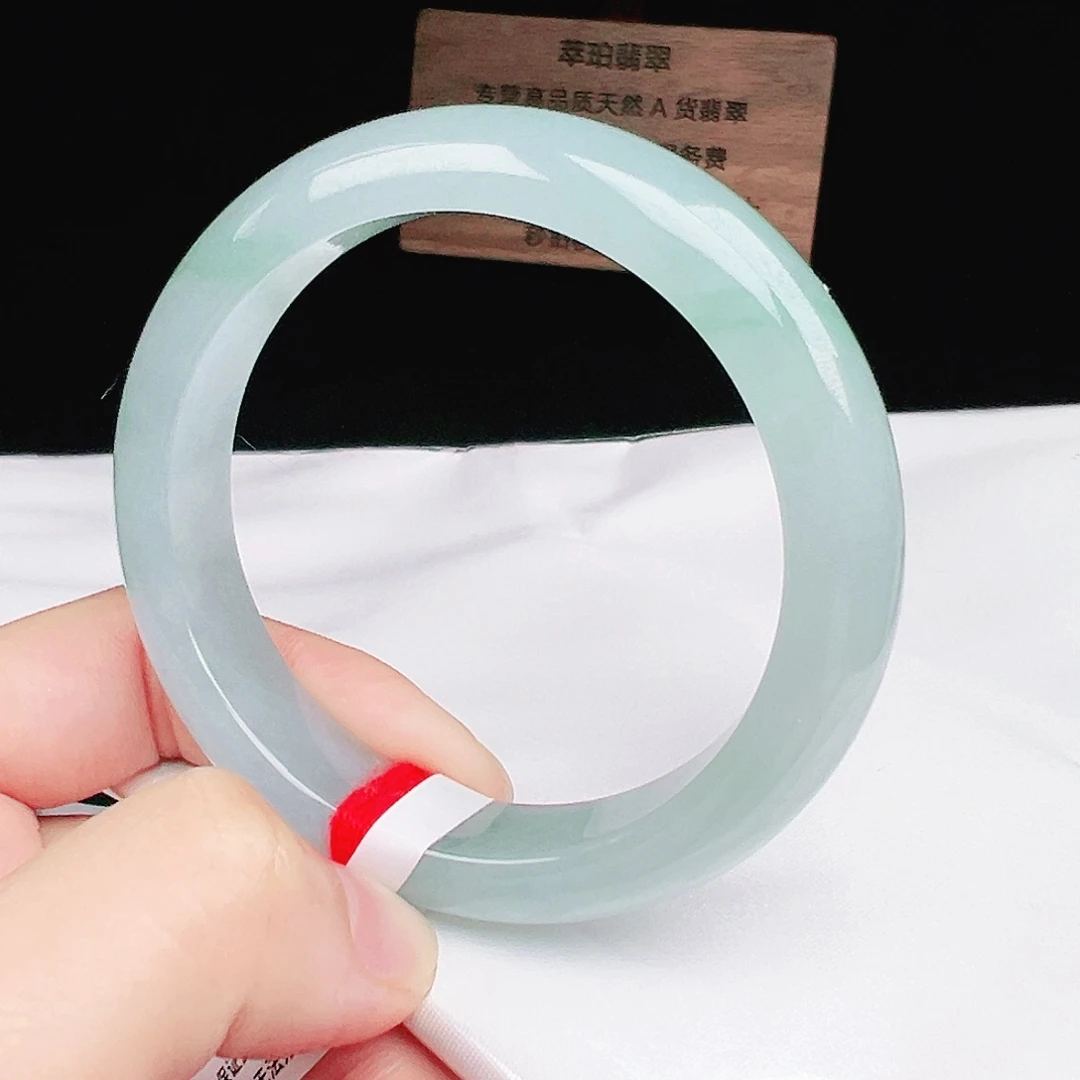 翡翠未镶嵌手镯b0406-3
