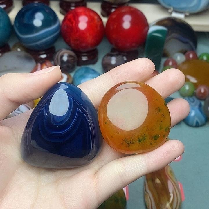 玛瑙/玉髓未镶嵌吊坠(不含链)