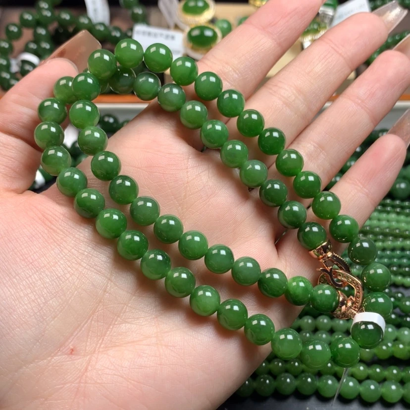 【闪购商品】和田玉（碧玉）颈饰未镶嵌8m