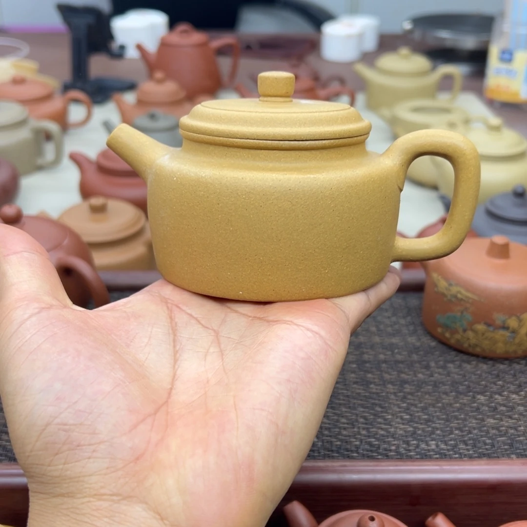 紫砂茶壶德中微瑕240cc段泥