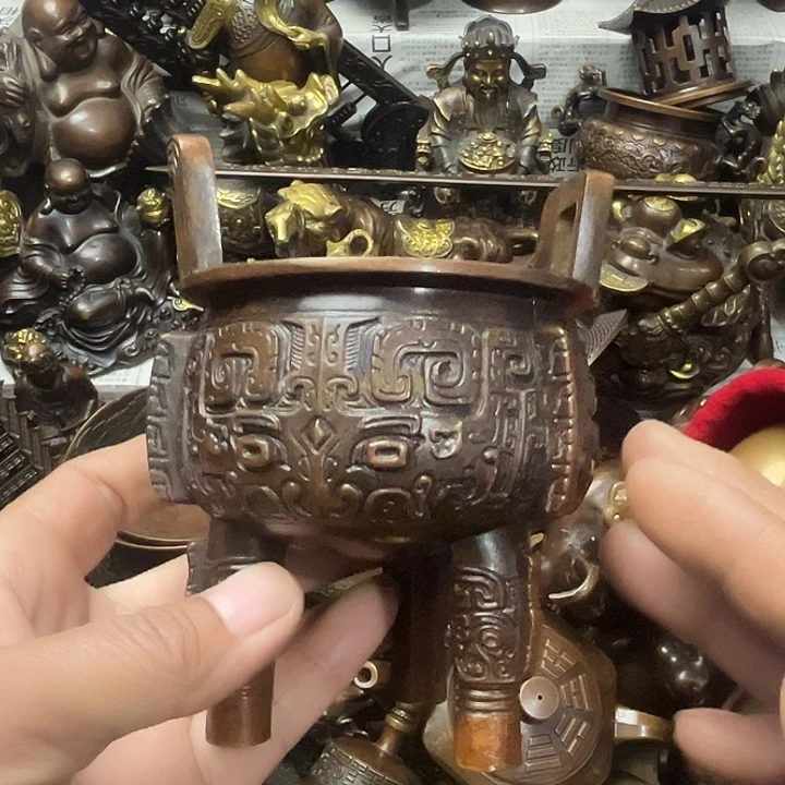 顺顺利利，铜器摆件