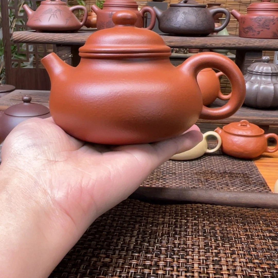 茶壶紫砂宜兴原矿紫砂手工制320