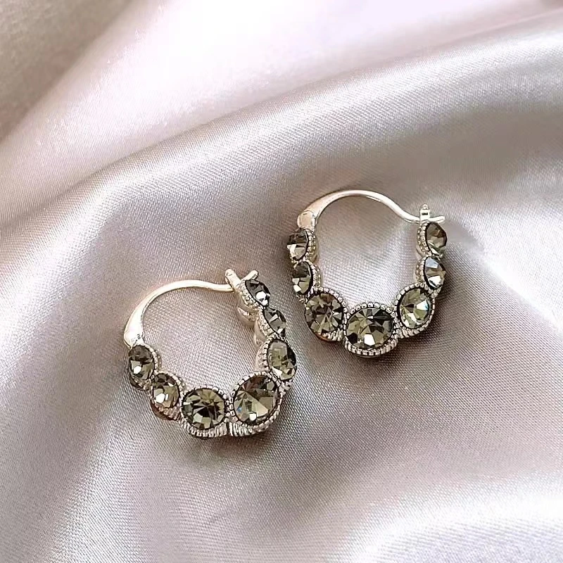 铜合金耳饰 简约耳圈独特耳饰小众设计感气质耳饰N1156