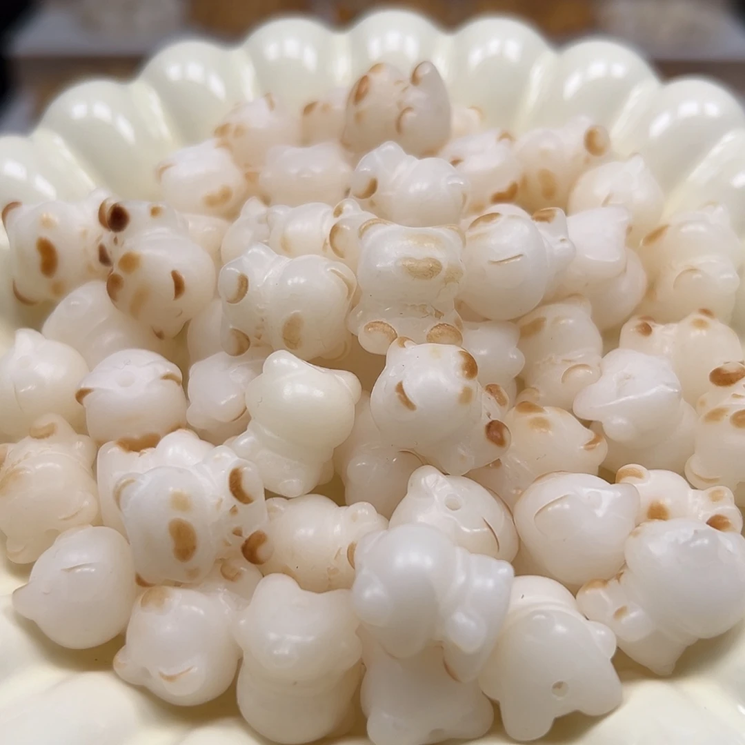 手串菩提根/象牙果瑕疵炭烤暴力熊20颗