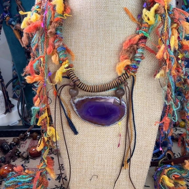 玛瑙/玉髓未镶嵌颈饰