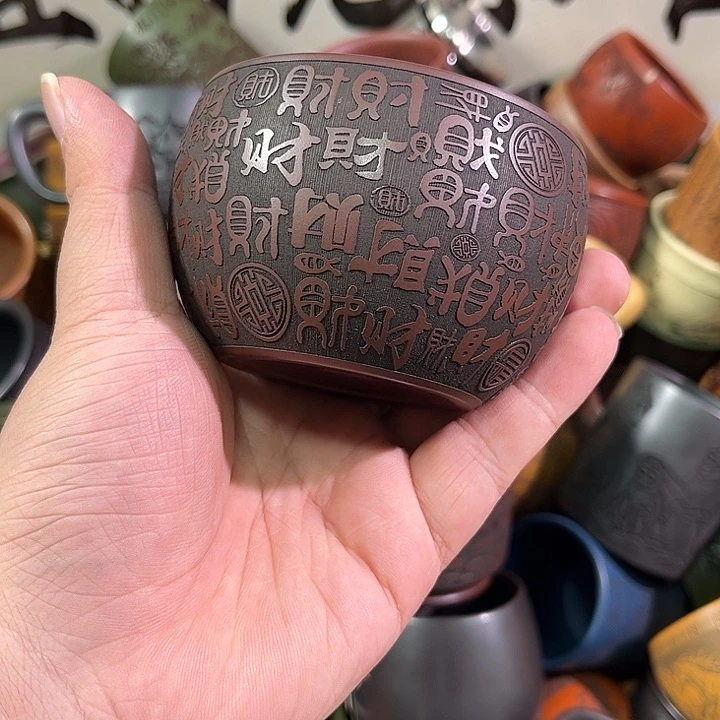 茶杯紫砂全手工紫砂主人杯