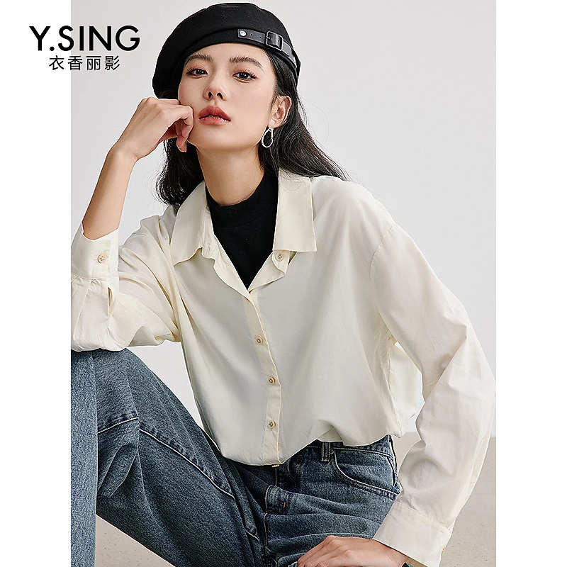 【诗语专属】衣香丽影新款蕾丝雪纺衫YSY52402105