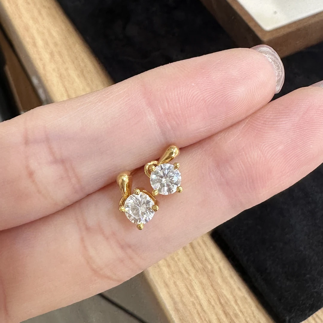 足金999 黄金5G工艺 耳饰