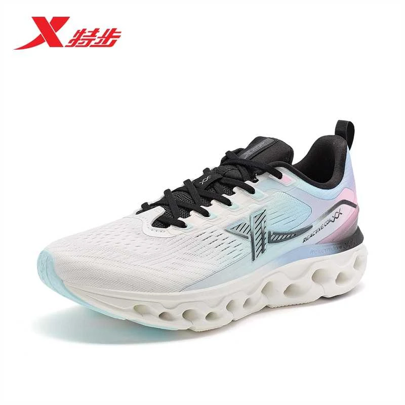 特步减震旋跑步鞋女体测训练网面透气休闲运动鞋976218110015