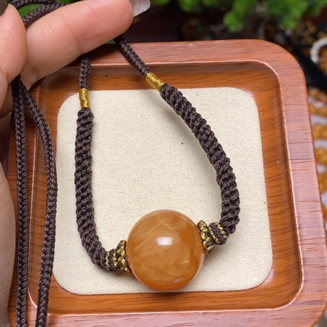 【闪购商品】蜜蜡颈饰未镶嵌项链