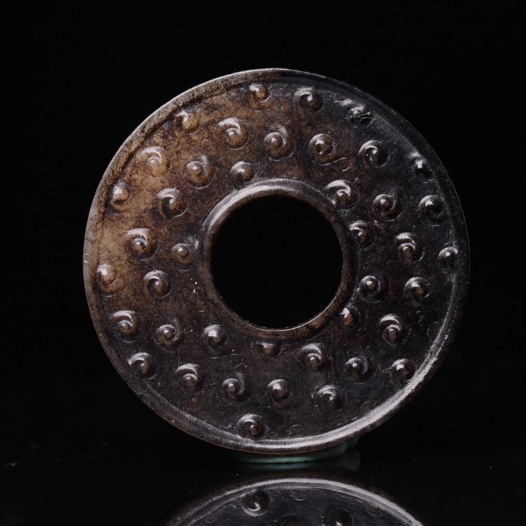 明代和田玉谷纹玉璧-NX