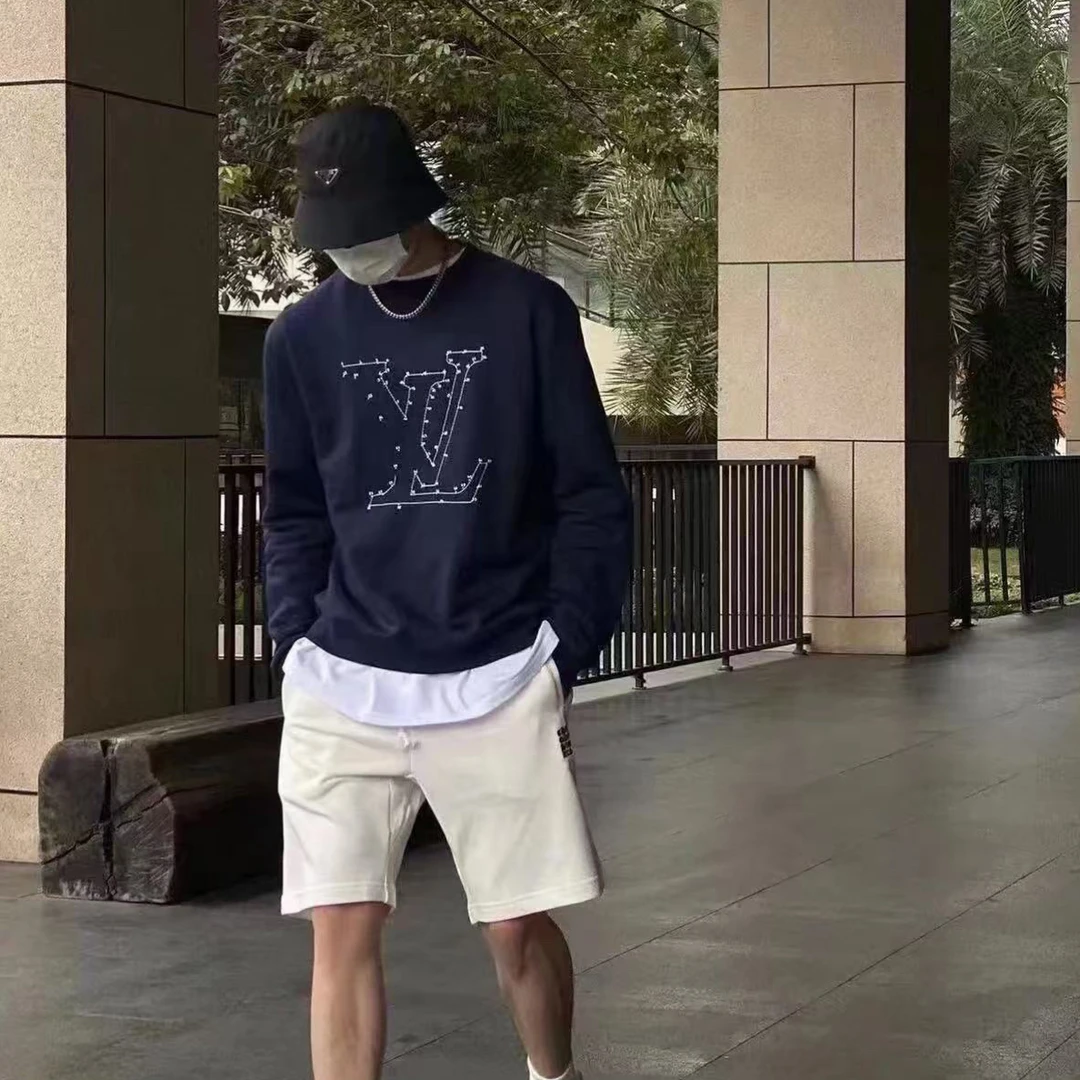 90新 LouisVuitton/路易威登 yy 数字连连看卫衣 XS码 007093