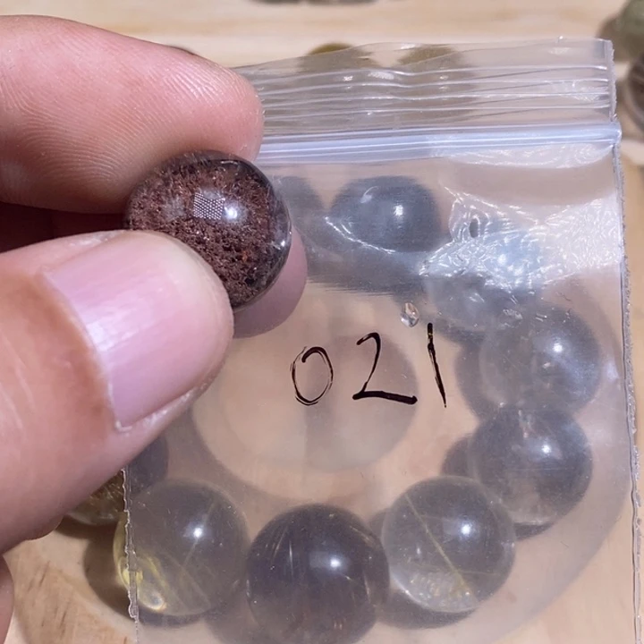 一***啡未镶嵌手链发晶未镶嵌发晶