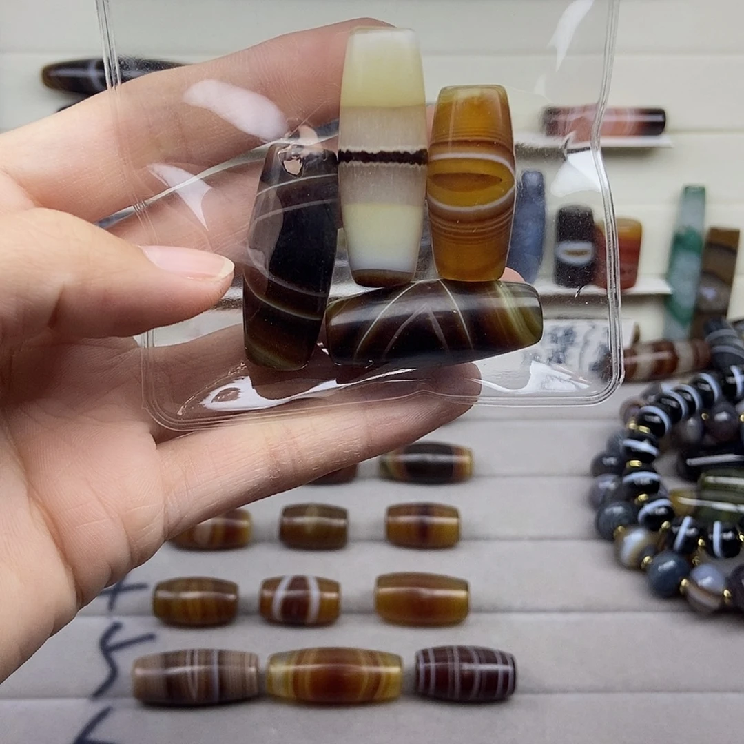 茶***外玛瑙/玉髓未镶嵌颈饰