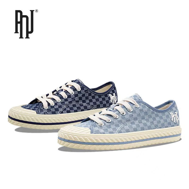 PNJ休闲风帆布鞋满印款潮流情侣款时尚休闲鞋-DZ