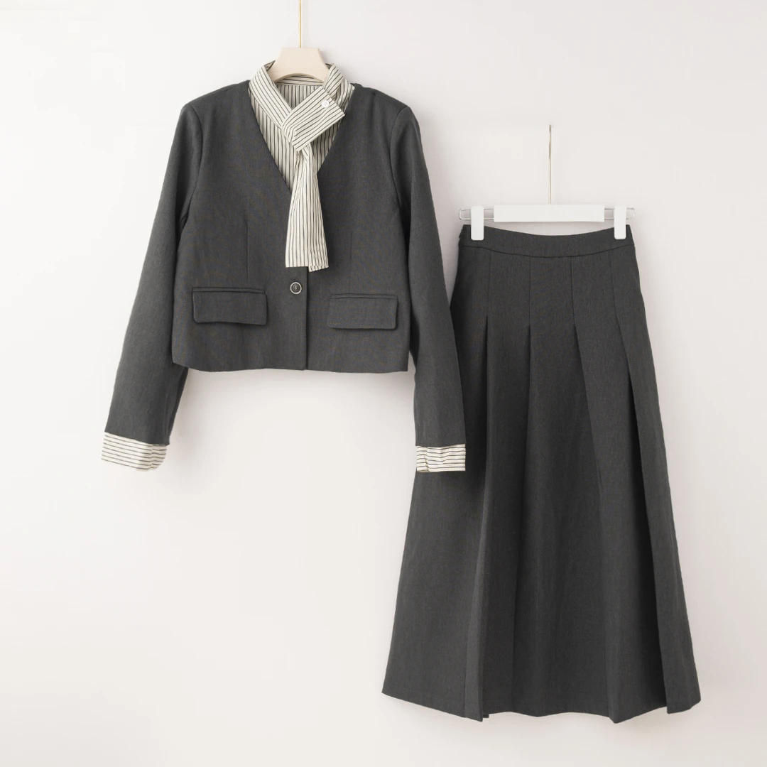 【特价-占单者限购】Q2559 上身超有范浪漫温柔洋气时尚套装 2919