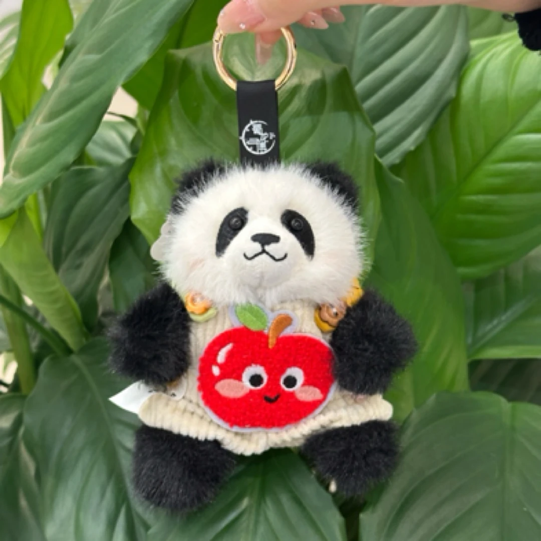 大熊猫水果背带裤手工DIY