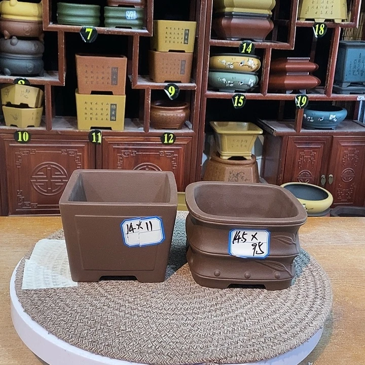 紫砂花盆紫砂花盆