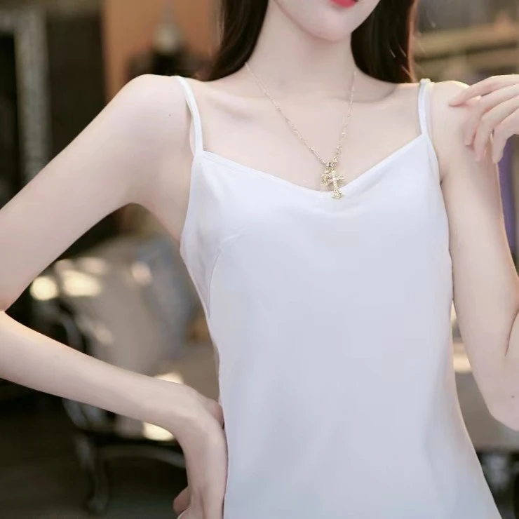 SEJI/瑟纪八色淑媛气质净版吊带