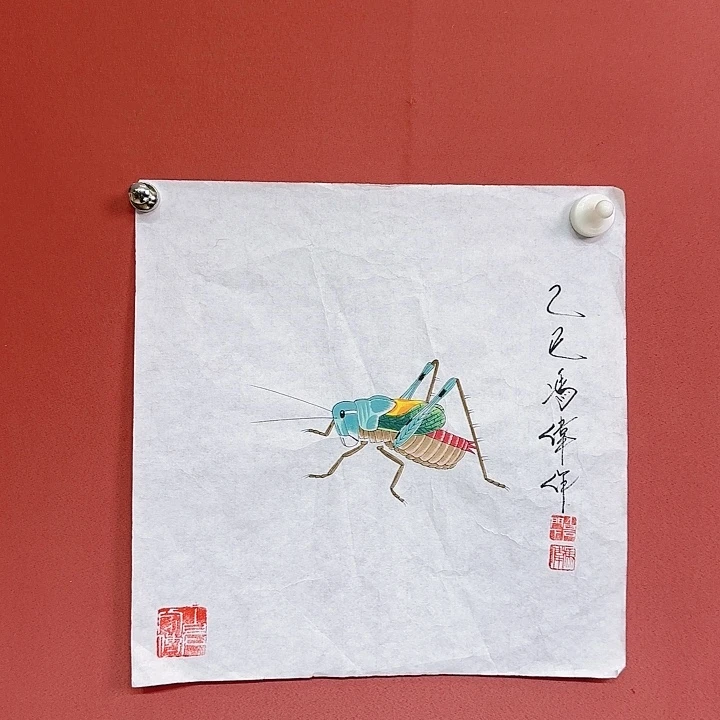 国画冯伟老师手绘作品