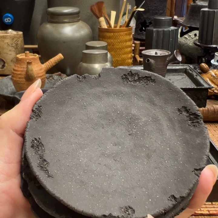 南蛮烧手捏杯托壶垫