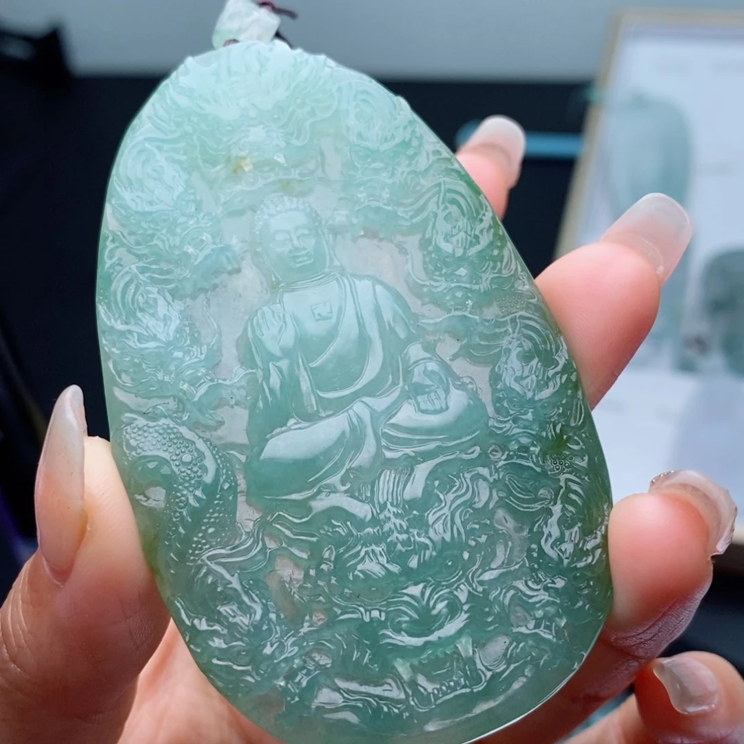 定制翡翠未镶嵌定制吊坠