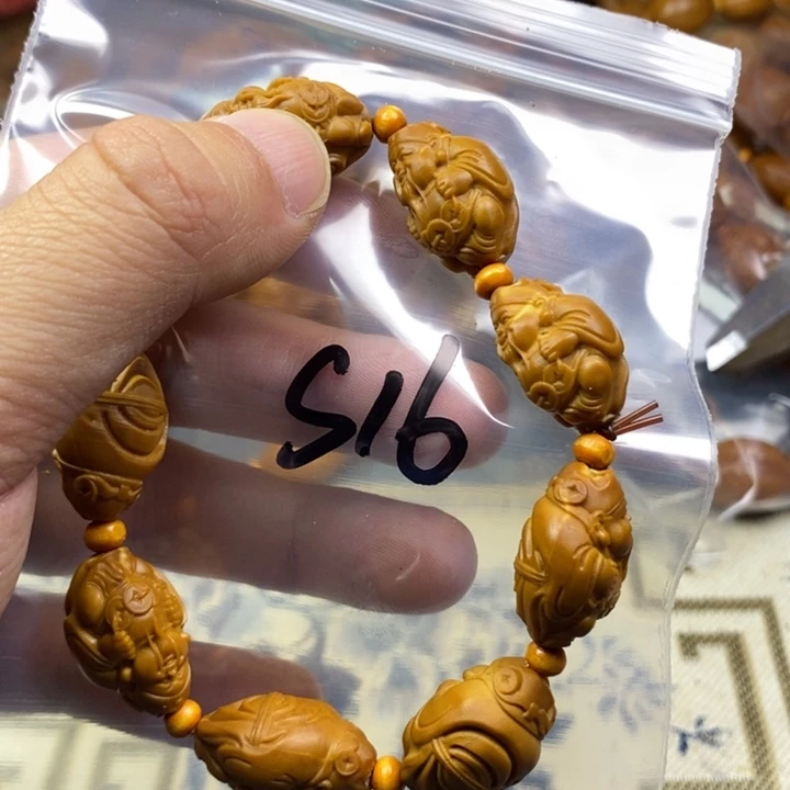 橄榄核手串/手链橄榄核雕工艺手串
