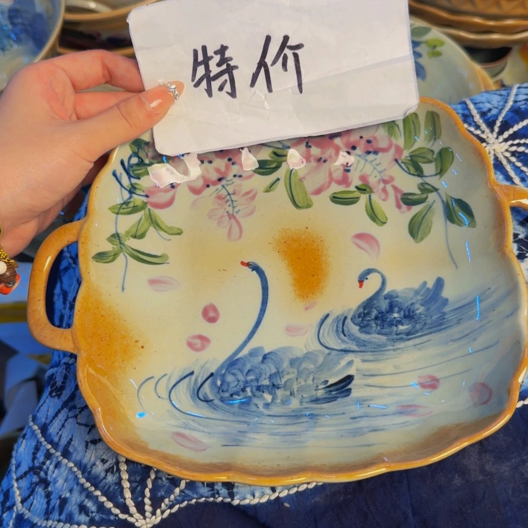 瓷片景德镇陶瓷手工手绘