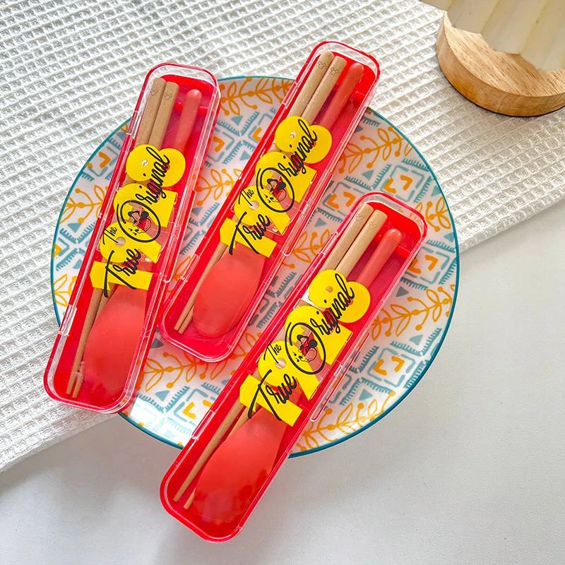 米奇系列餐具套装卡通套装勺筷组合