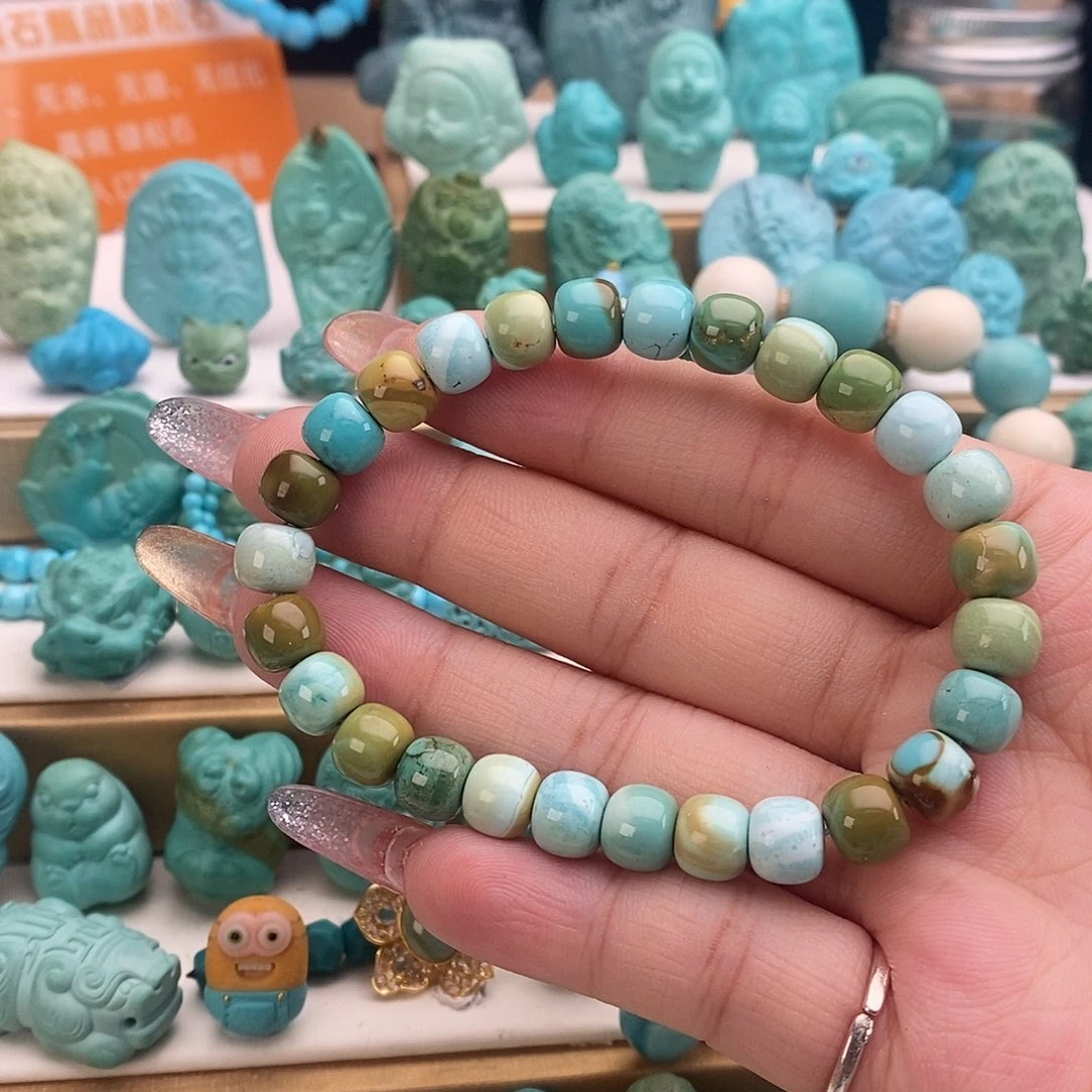 绿松石未镶嵌饰品