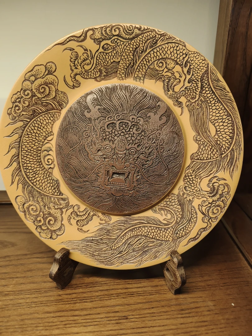 紫砂，干泡台，汉八刀作品