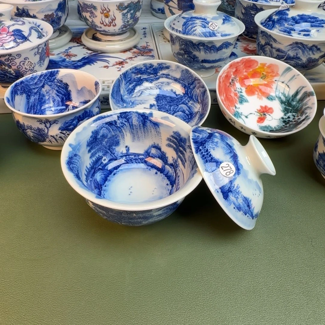 陶纯手工纯手绘茶具278