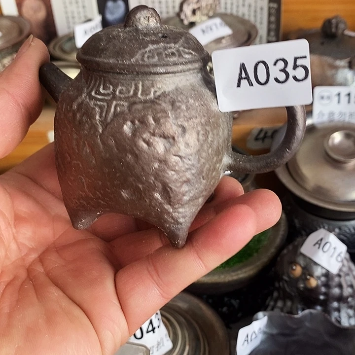 紫砂茶杯柴烧纯手工035