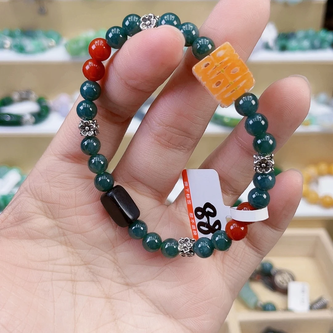 未镶嵌手链翡翠手链
