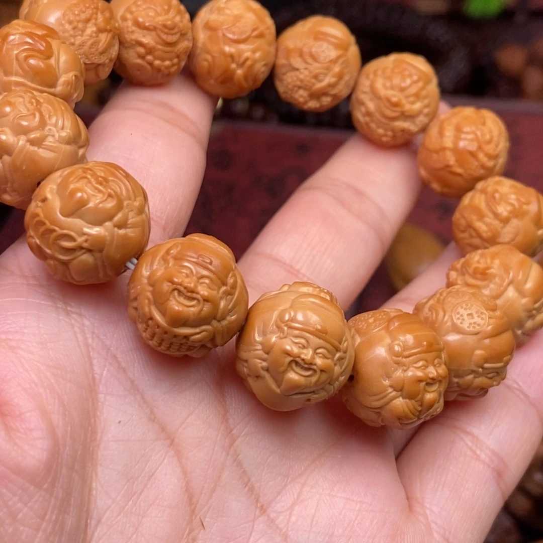 吊坠橄榄核橄榄核雕刻手串