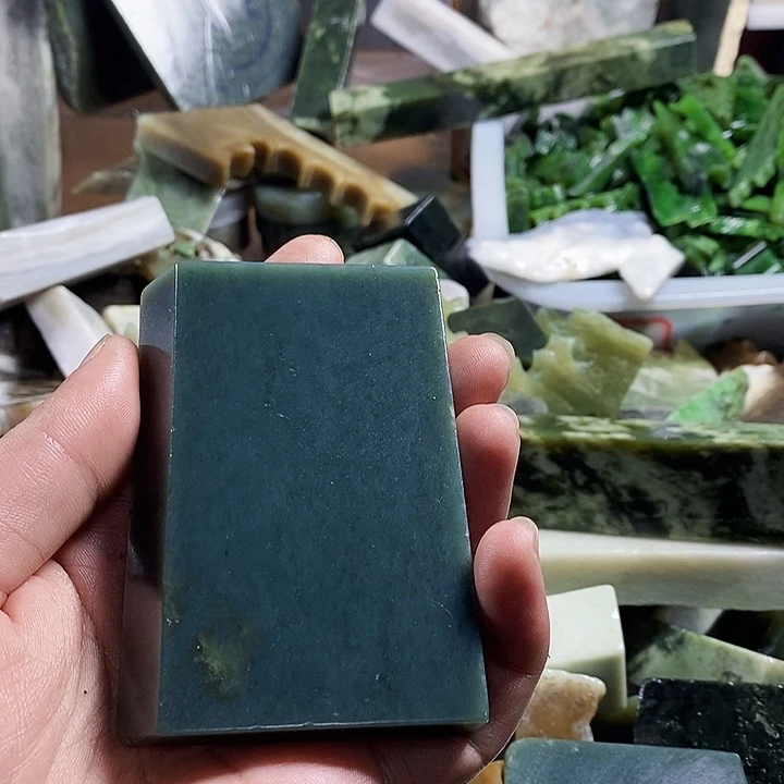 和田玉（糖玉）珠宝半成品未镶嵌小**撞