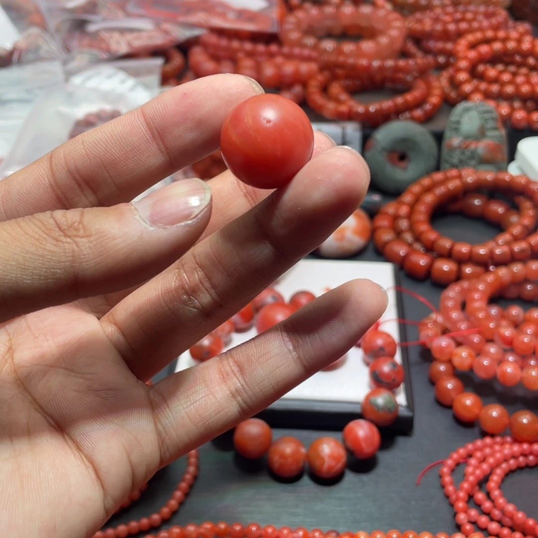 南红玛瑙手链未镶嵌