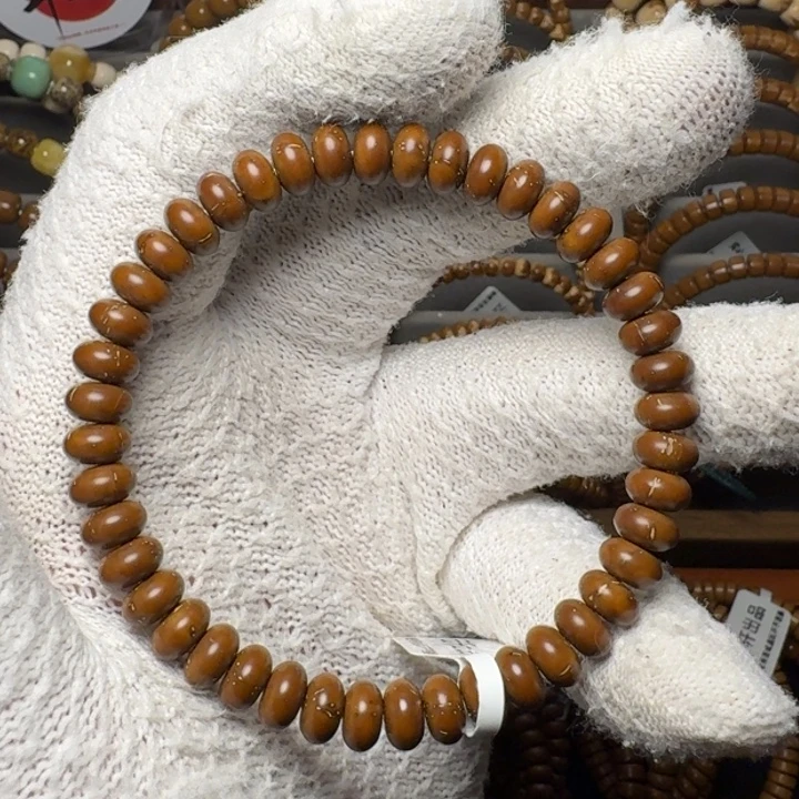 紫金鼠手串鼠尖纯肉咖皮算盘8尺暴力归圆