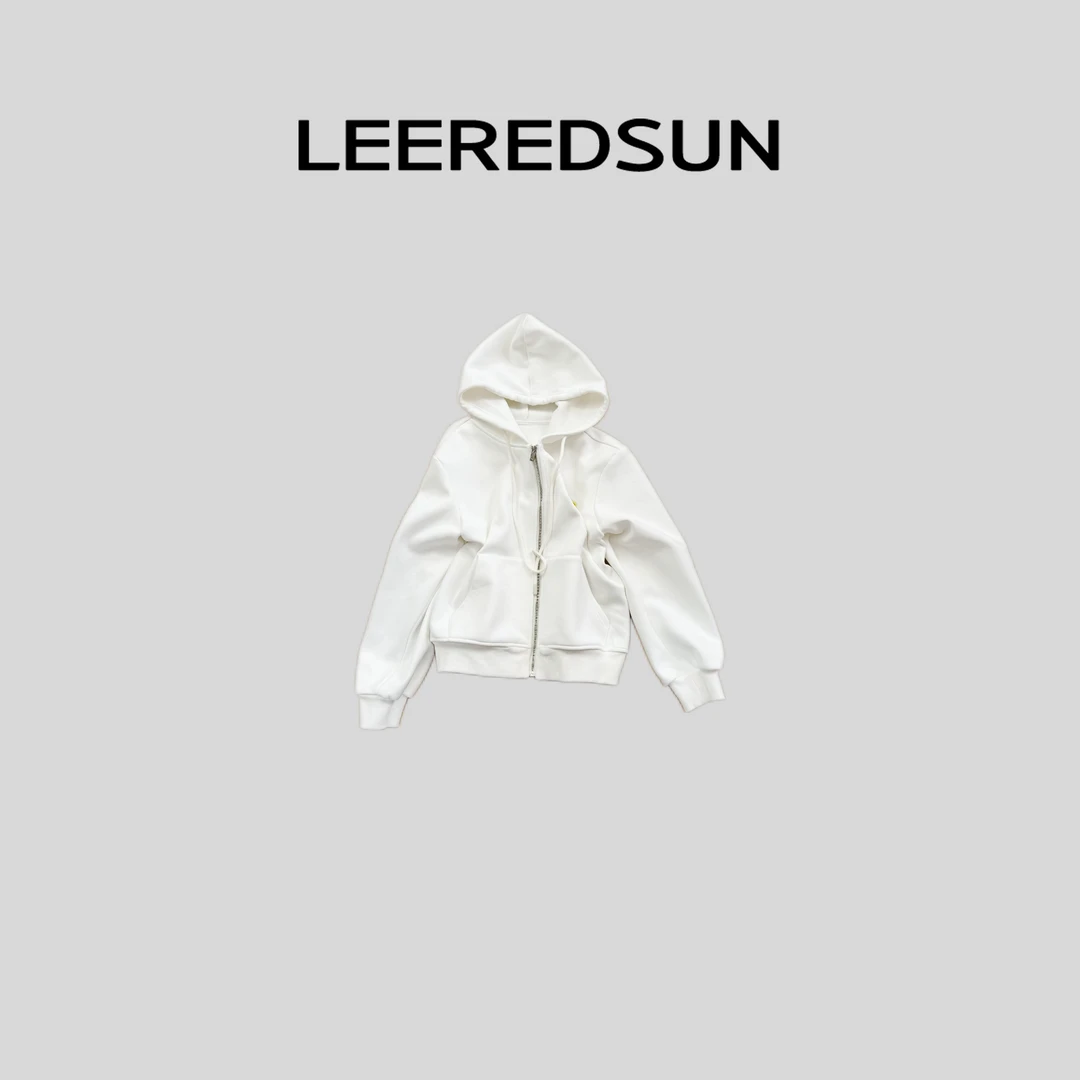 ERDAOYANG "心悦蛇怡" 早春刺绣撞色连帽卫衣外套WT6005