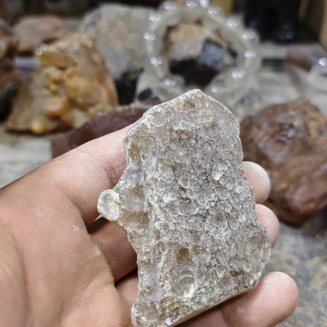 玛瑙/玉髓原石未镶嵌6*